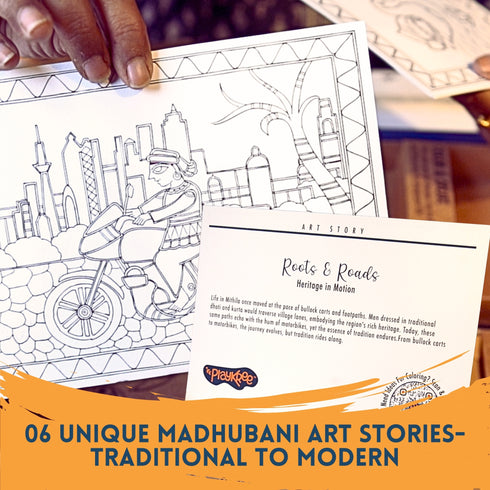 Madhubani Magic Art Kit: Unwind With An Iconic Indian Art Tradition - Playkree
